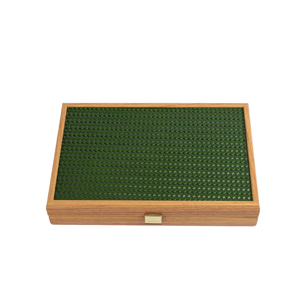 Manopoulos 12" Basket Green Brown White