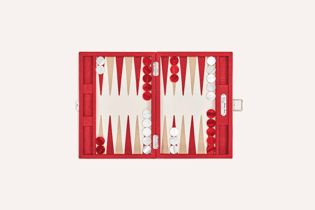 Hector Saxe 15" Red/Alligator