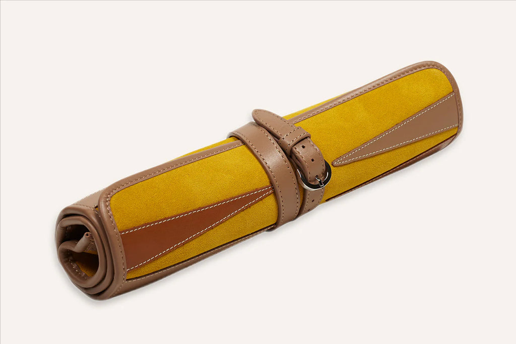 Hector Saxe Velvet Mustard Travel