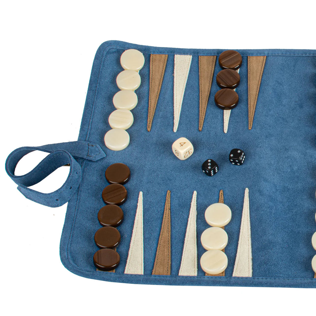 Manopoulos Suede Roll Blue