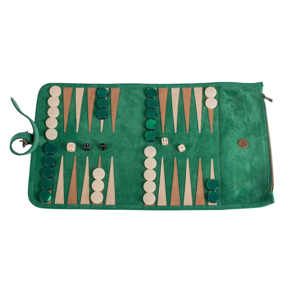 Manopoulos Suede Roll Green