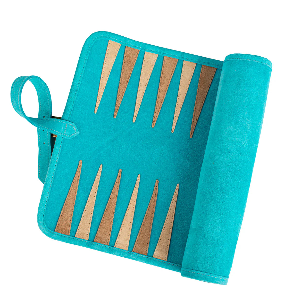 Manopoulos Suede Roll Turquoise